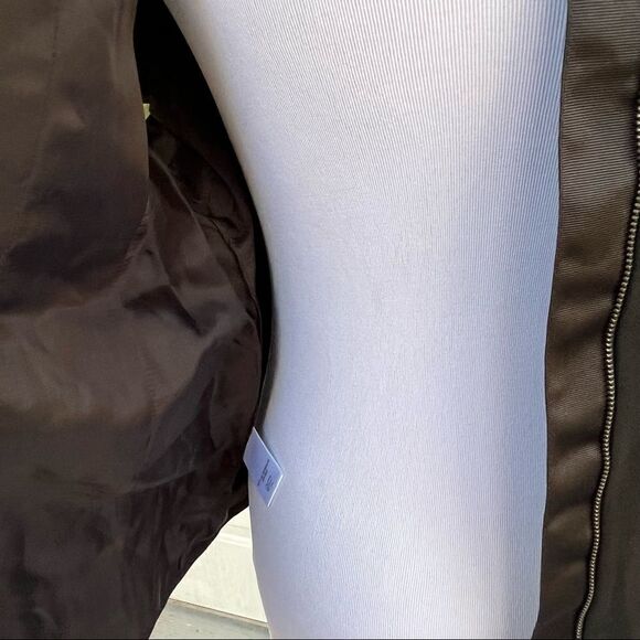 Pure Collection Black Wool Blend Tailored Short Sleeve Top - Picture 6 of 10